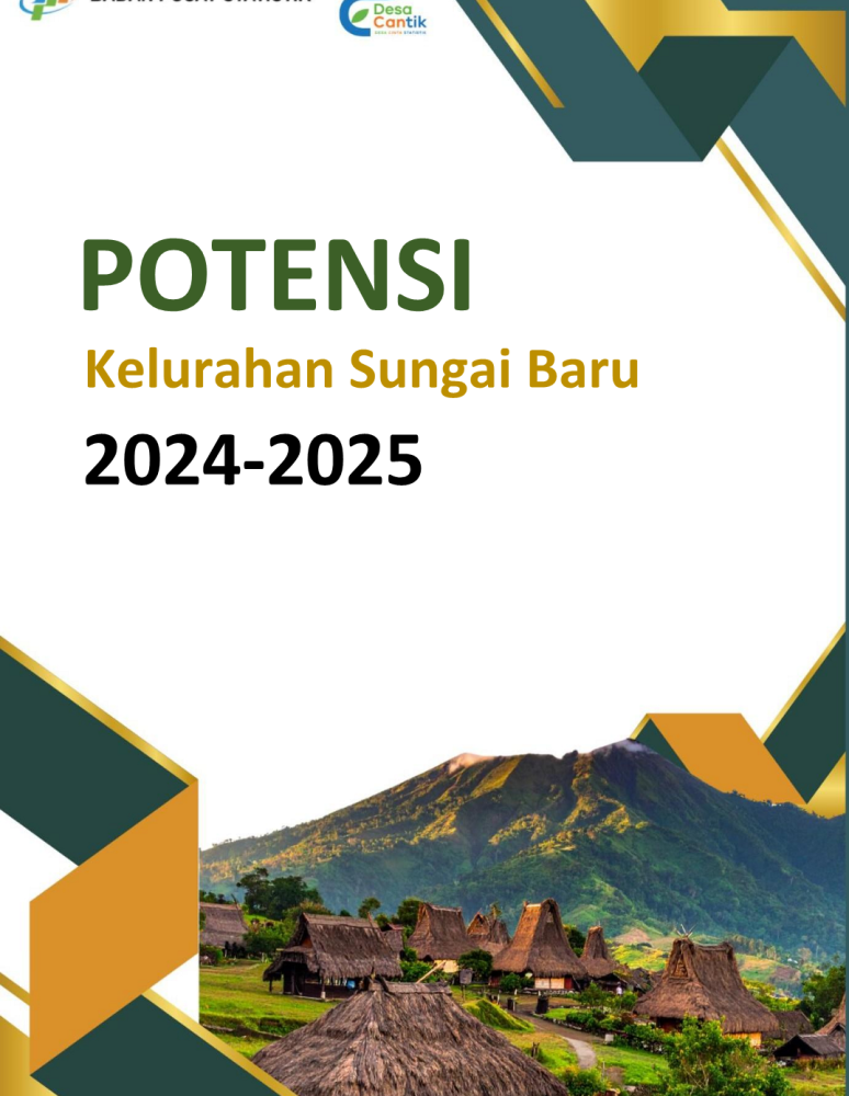 Publikasi Potensi Kelurahan Sungai Baru tahun 2024-2025