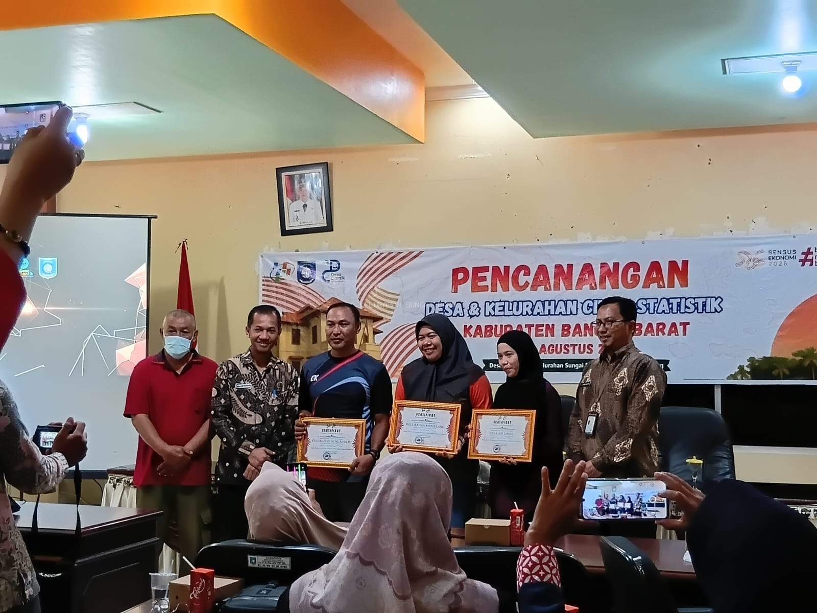 Kelurahan Sungaibaru Ikuti Pencanangan Program Desa Cinta Statistik (Desa Cantik) Tahun 2026